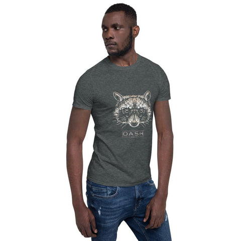 Dash London Animals & Rainforest Men's Short-Sleeve T-Shirt - Raccoon - Dash London