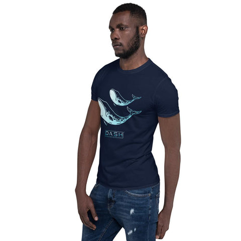 Dash London Arctic Life Men's Short-Sleeve T-Shirt - Bowhead Whale Family - Dash London