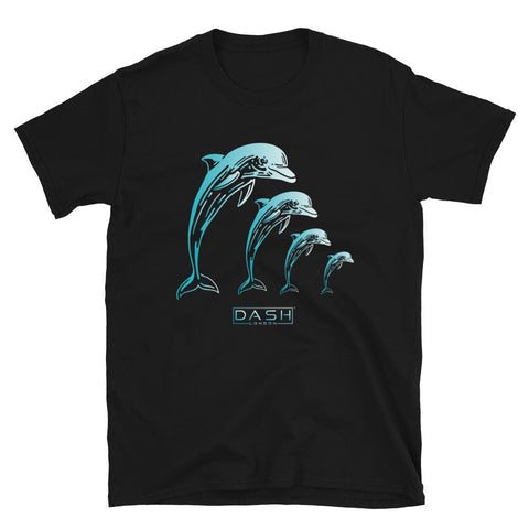 Dash London Sea Life Men's Short-Sleeve T-Shirt - Dolphin Family - Dash London
