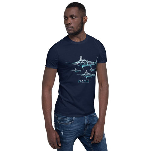 Dash London Sea Life Men's Short-Sleeve T-Shirt - Marlin - Dash London