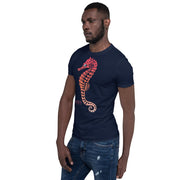 Dash London Sea Life Men's Short-Sleeve T-Shirt - Seahorse - Dash London