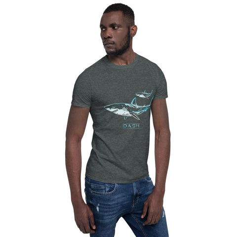 Dash London Sea Life Men's Short-Sleeve T-Shirt - Shark - Dash London