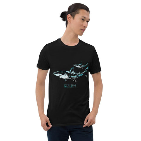 Dash London Sea Life Men's Short-Sleeve T-Shirt - Shark - Dash London