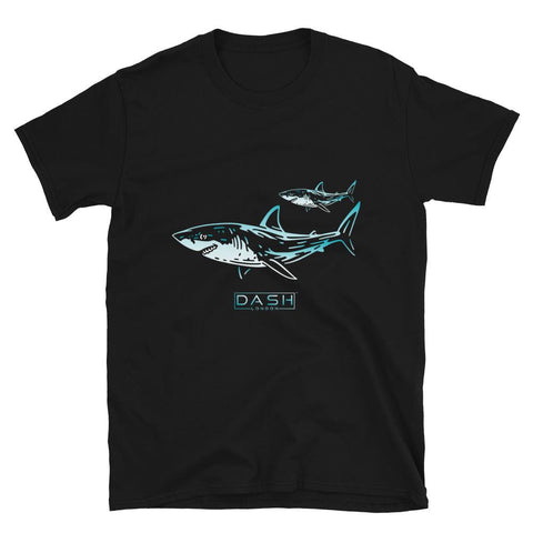 Dash London Sea Life Men's Short-Sleeve T-Shirt - Shark - Dash London