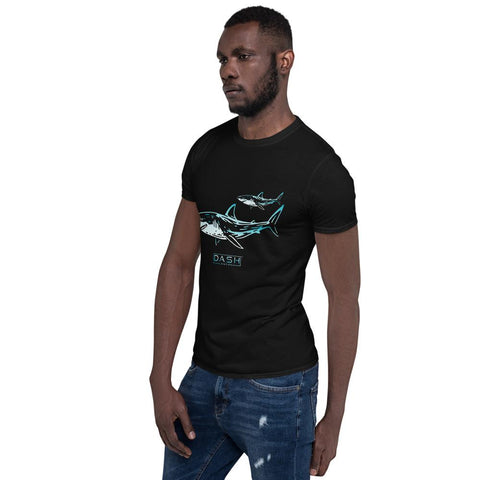 Dash London Sea Life Men's Short-Sleeve T-Shirt - Shark - Dash London