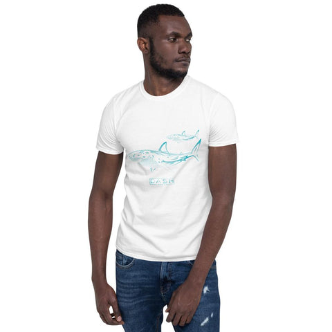 Dash London Sea Life Men's Short-Sleeve T-Shirt - Shark - Dash London