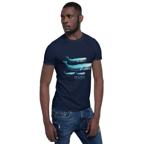 Dash London Sea Life Men's Short-Sleeve T-Shirt - Sperm Whale - Dash London