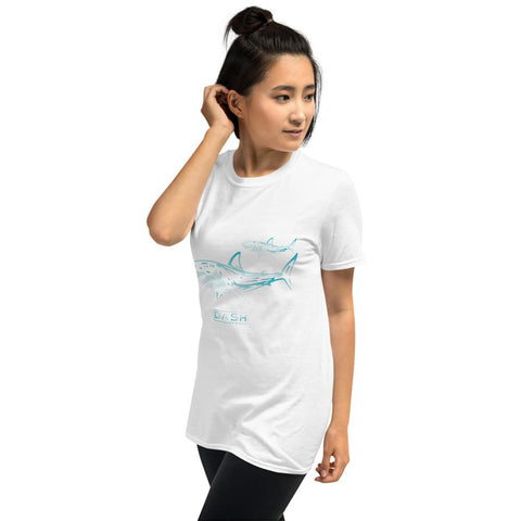 Dash London Sea Life Women's Short-Sleeve T-Shirt - Shark - Dash London